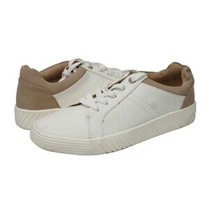 SOUL Naturalizer White and Tan Sneakers